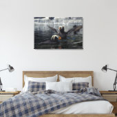 Toile Macareux à cornes d'Alaska (Insitu(Chambre))