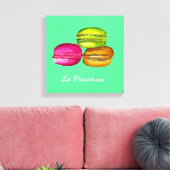 Toile Macarons colorés aquarelle art funky (Insitu(Salon))