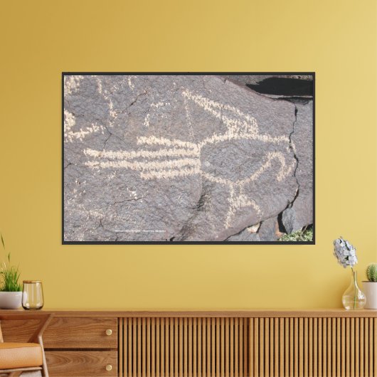Toile Macaw Petroglyph (Insitu(Salon))