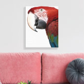 Toile Macaw rouge et vert - Ara chloropterus (Insitu(Salon))