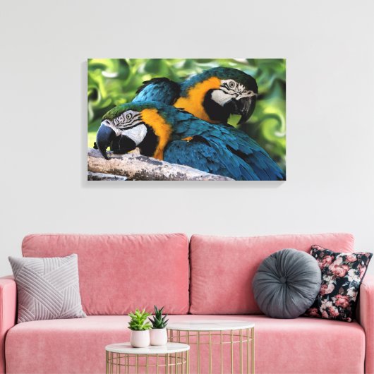 Toile Macaws (Insitu(Salon))