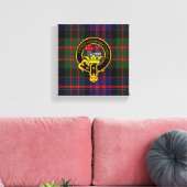 Toile Macdonald Scottish Crest et Tartan Canvas (Insitu(Salon))