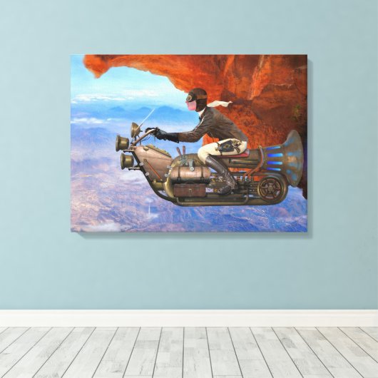 Toile Machine à vapeur (Insitu (Plancher de Bois))