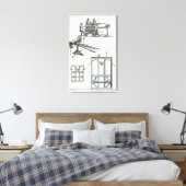 Toile Machinerie balistique romaine, de l'Encyclopédie (Insitu(Chambre))