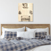 Toile Machines à coudre à chaud avec croquis de l'invent (Insitu(Chambre))