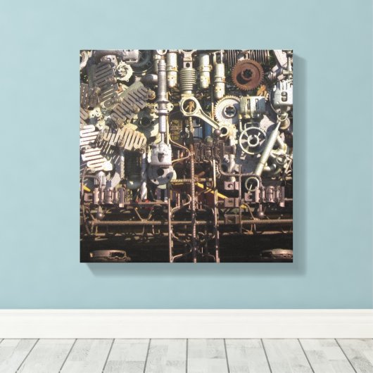 Toile Machines mécaniques Steampunk (Insitu (Plancher de Bois))