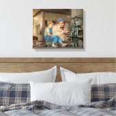 Toile Machiniste - passer du temps avec grand-père 1921 (Insitu(Chambre))
