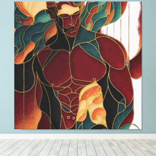 Toile machiste (Insitu (Plancher de Bois))