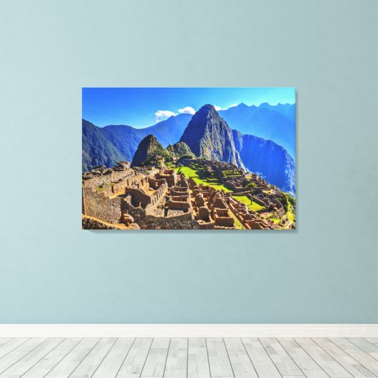 Toile Machu Picchu - Pérou (Insitu (Plancher de Bois))