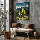 Toile Machu Picchu Peru Travel Poster Canvas Wall Art