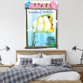 Toile Mackay Australie poster de voyage tropical (Insitu(Chambre))