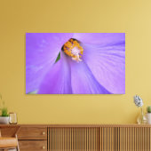 Toile Macro à fleurs violet fermer la photographie art m (Insitu(Salon))