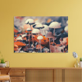 Toile Macro champignons (Insitu(Salon))