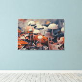 Toile Macro champignons (Insitu (Plancher de Bois))
