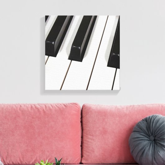 Toile macro clavier piano (Insitu(Salon))
