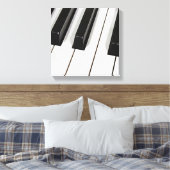 Toile macro clavier piano (Insitu(Chambre))