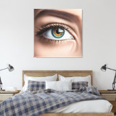 Toile Macro oeil femelle (Insitu(Chambre))