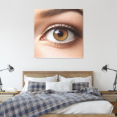 Toile Macro oeil femelle (Insitu(Chambre))