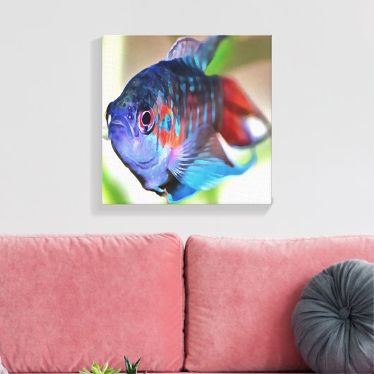 Toile Macropodus Opercularis Aquarium Poisson (Insitu(Salon))