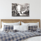 Toile Madame Recamier à l'Abbaye aux Bois (Insitu(Chambre))