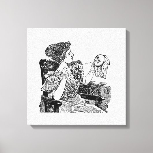 Toile Madame vintage Embroidery (Recto)