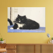 Toile Maddy Le Chat Stretted Canvas Print (Insitu(Salon))