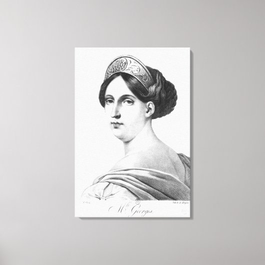 Toile Mademoiselle George, 1825 (Recto)