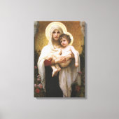 Toile Madone des Roses par Bouguereau (Recto)