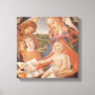 Toile Madone du Magnificat de Sandro Botticelli