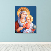Toile Madone et Enfant (Insitu (Plancher de Bois))