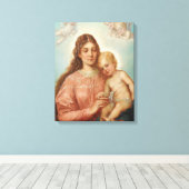 Toile Madone et Enfant (Insitu (Plancher de Bois))