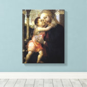 Toile Madone et Enfant - Botticelli - c1500 (Insitu (Plancher de Bois))