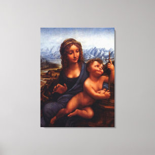 Toile madonna de l'incubateur de fils, Léonard de Vinci