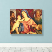 Toile Madonna des cerises avec Joseph (Insitu (Plancher de Bois))