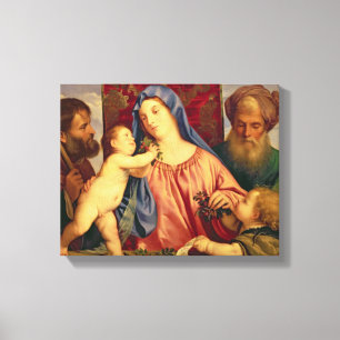 Toile Madonna des cerises avec Joseph