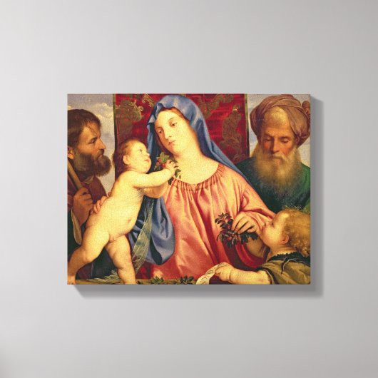 Toile Madonna des cerises avec Joseph (Recto)