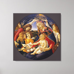 Toile Madonna du Magnificat par Botticelli