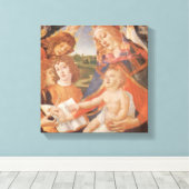 Toile Madonna du Magnificat par Sandro Botticelli (Insitu (Plancher de Bois))