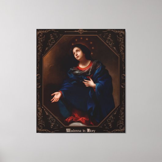 Toile Madonna en gloire par Carlo Dolci (Recto)