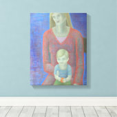 Toile Madonna et Enfant 2014 (Insitu (Plancher de Bois))