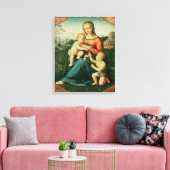 Toile Madonna et Enfant avec Saint Jean le Baptiste (Insitu(Salon))