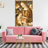 Toile Madonna et l'enfant avec deux anges (Insitu(Salon))