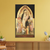Toile Madonna et l'enfant intronisé (Insitu(Salon))
