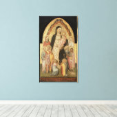 Toile Madonna et l'enfant intronisé (Insitu (Plancher de Bois))