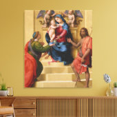Toile Madonna et l'enfant intronisés avec les saints Mar (Insitu(Salon))