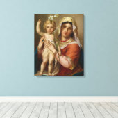 Toile Madonna et son enfant (Insitu (Plancher de Bois))