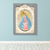 Toile Madonna Reine du Ciel sur dentelle (Insitu (Plancher de Bois))