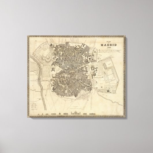 Toile Madrid, Espagne (Recto)