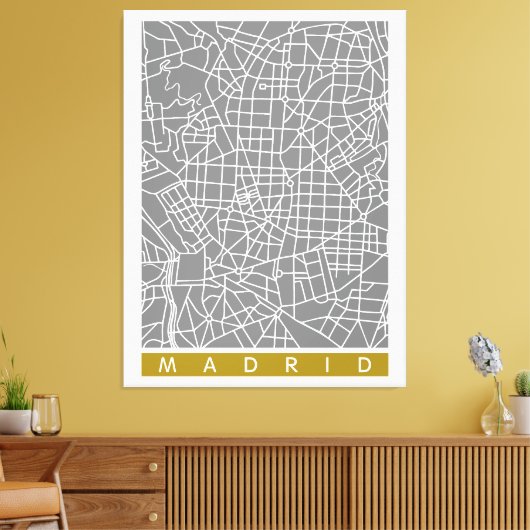 Toile Madrid map (Insitu(Salon))