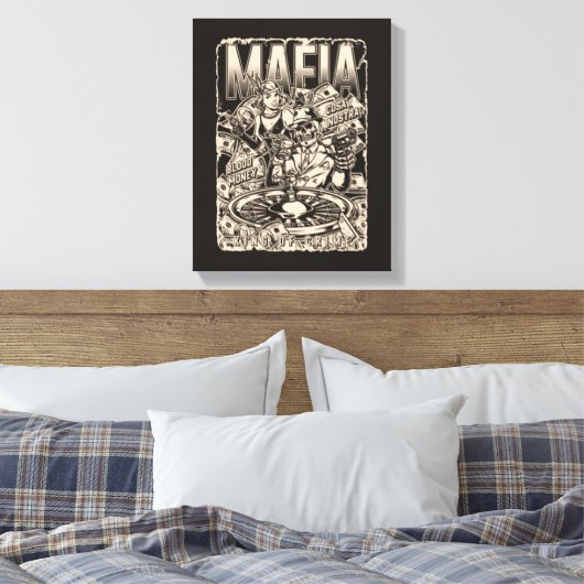 Toile Mafia King of Crime Canvas Imprimer (Insitu(Chambre))